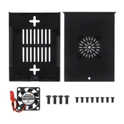 METAL CASE (with Cooling Fan External Antenna and Heatsink) for Orange Pi 4A  Orange Pi 3B V2.1